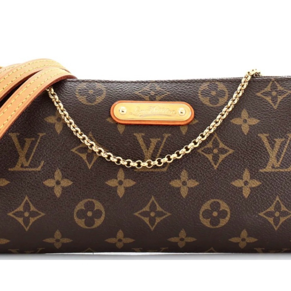 Authentic LOUIS VUITTON Monogram Eva Clutch